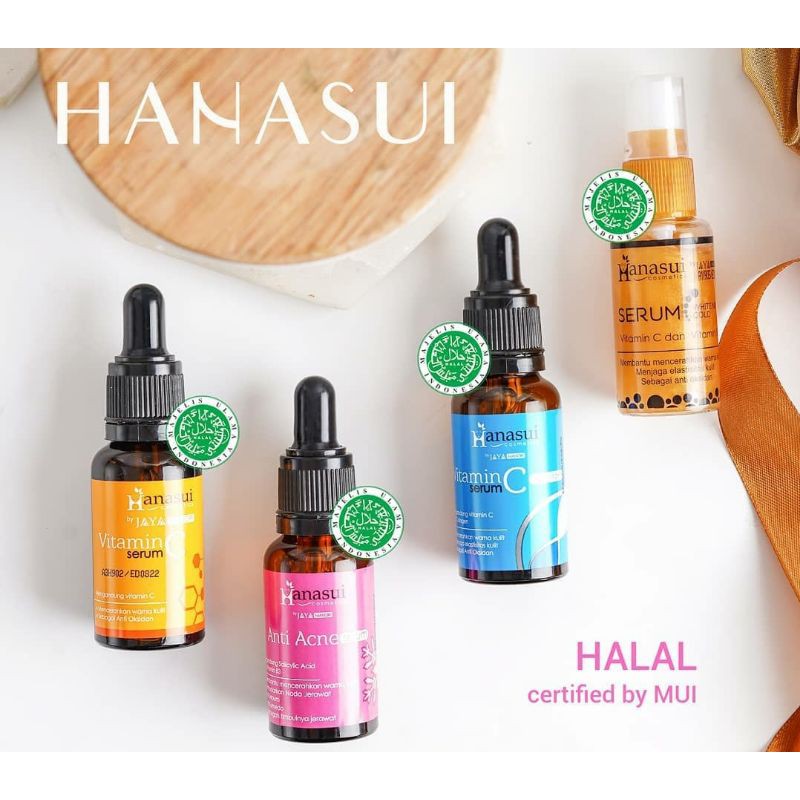 [baru] Serum hanasui gold acne vit C collagen 20ml