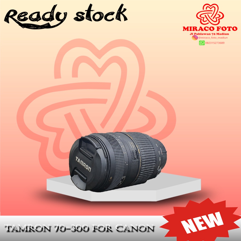 Lensa Tele Tamron 70-300 for Canon