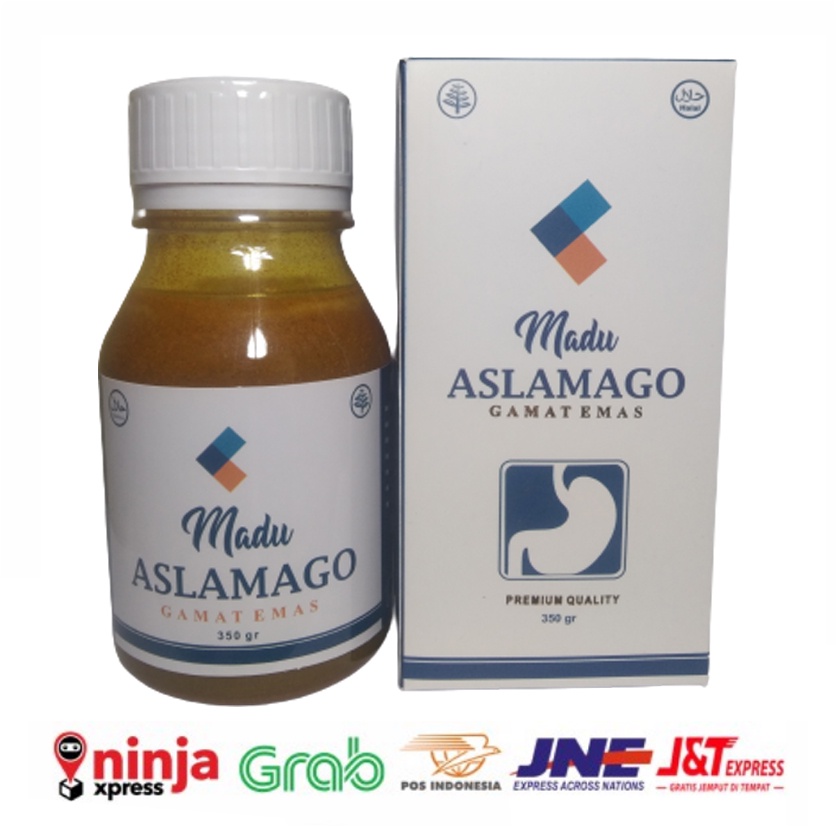 Madu Aslamago Gamat Emas 350 gr ORIGINAL Madu Lambung