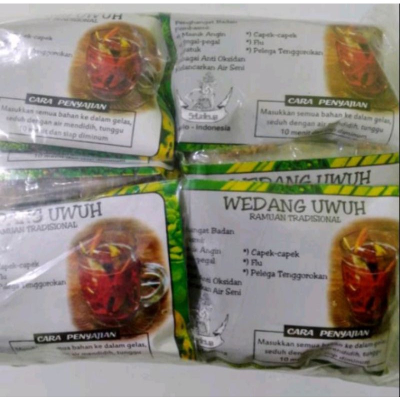 

Wedang Uwuh Kemasan Isi 10 Pcs - Ramuan Tradisional Wedang Uwuh