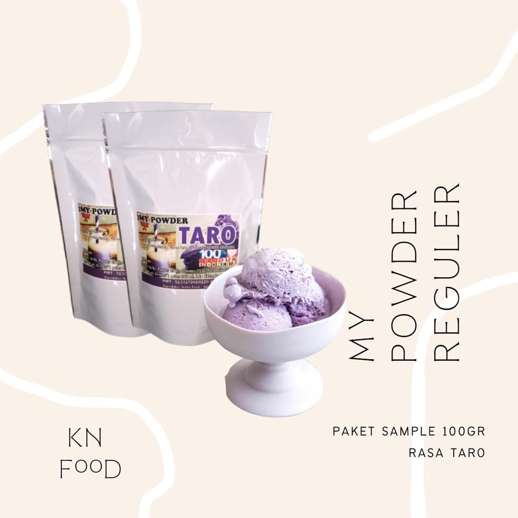 

Bubuk Minuman TARO 1 ons - Powder TARO Bubble Drink 100gr