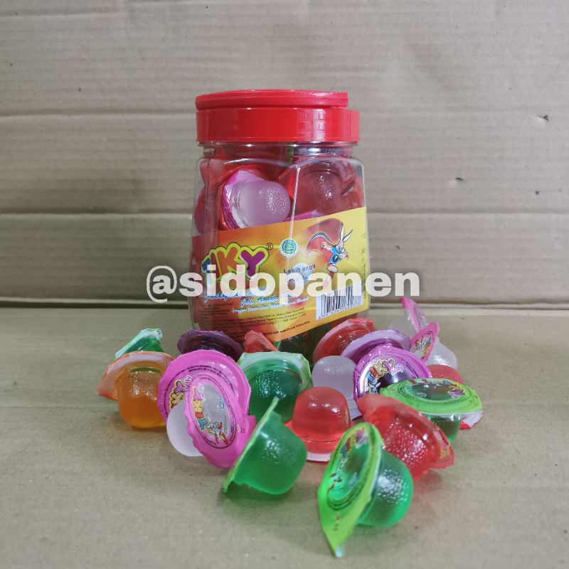 

JELI JELY TIKY TOPLES LABU UNTUK HARI RAYA IDUL FITRI MURAH BANGET ISI 40X10 GRAM (TOPLES)