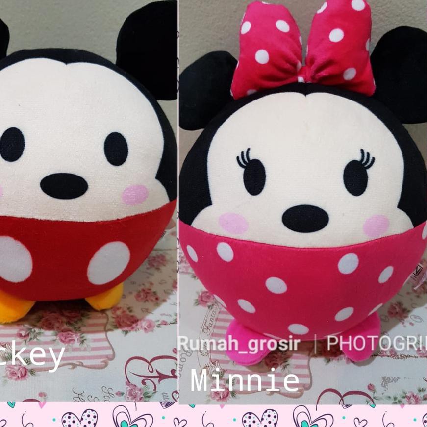 ONY Boneka Bola MIckey Mouse Atau Minnie Mouse Ukuran Kecil «