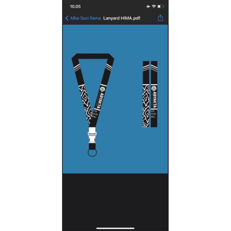 

Sablon tali lanyard 1 warna