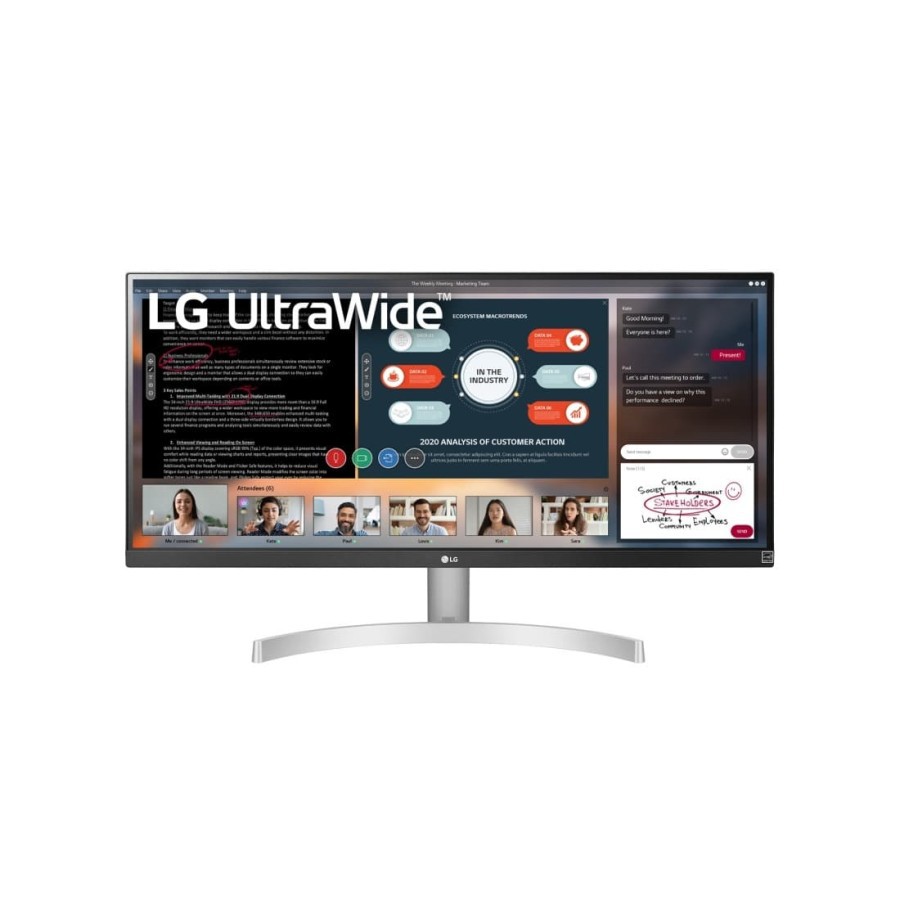 Monitor LED LG 29WN600-W IPS Ultrawide Gaming with Speaker
