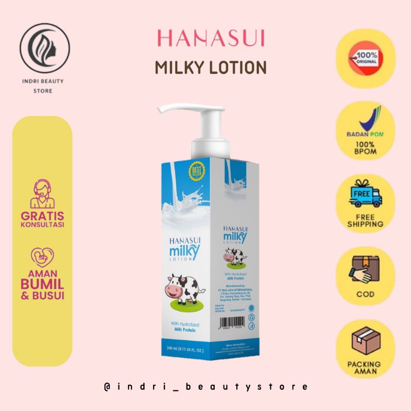 HANASUI MILK BODY LOTION