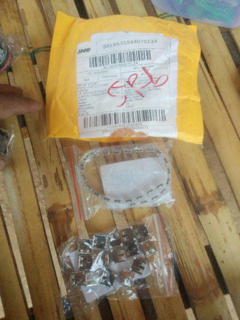 25pcs Konektor Soket Female Micro Usb 5 Pin Tipe Female