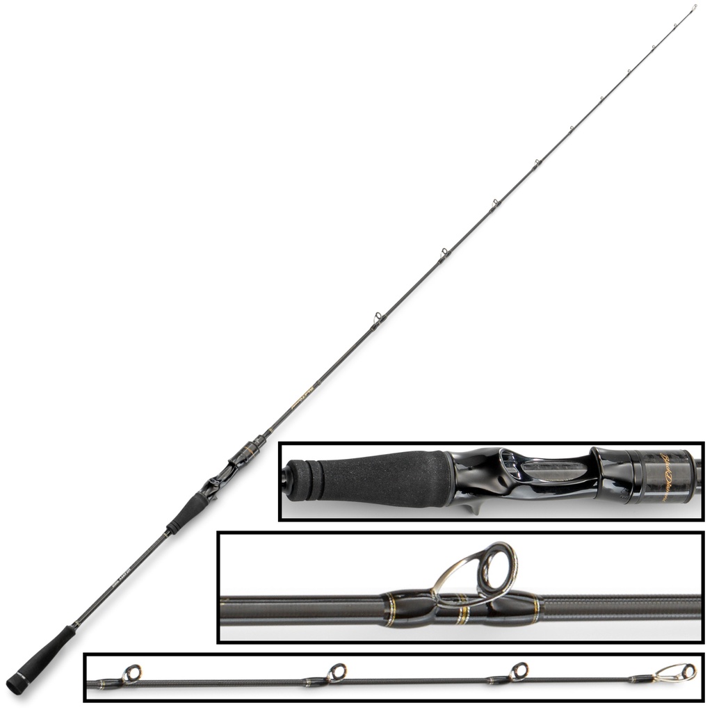 JORAN JIGGING OVERHEAD Hearty Rise Rod Black Diamond BD-651C-60 PE 1.5