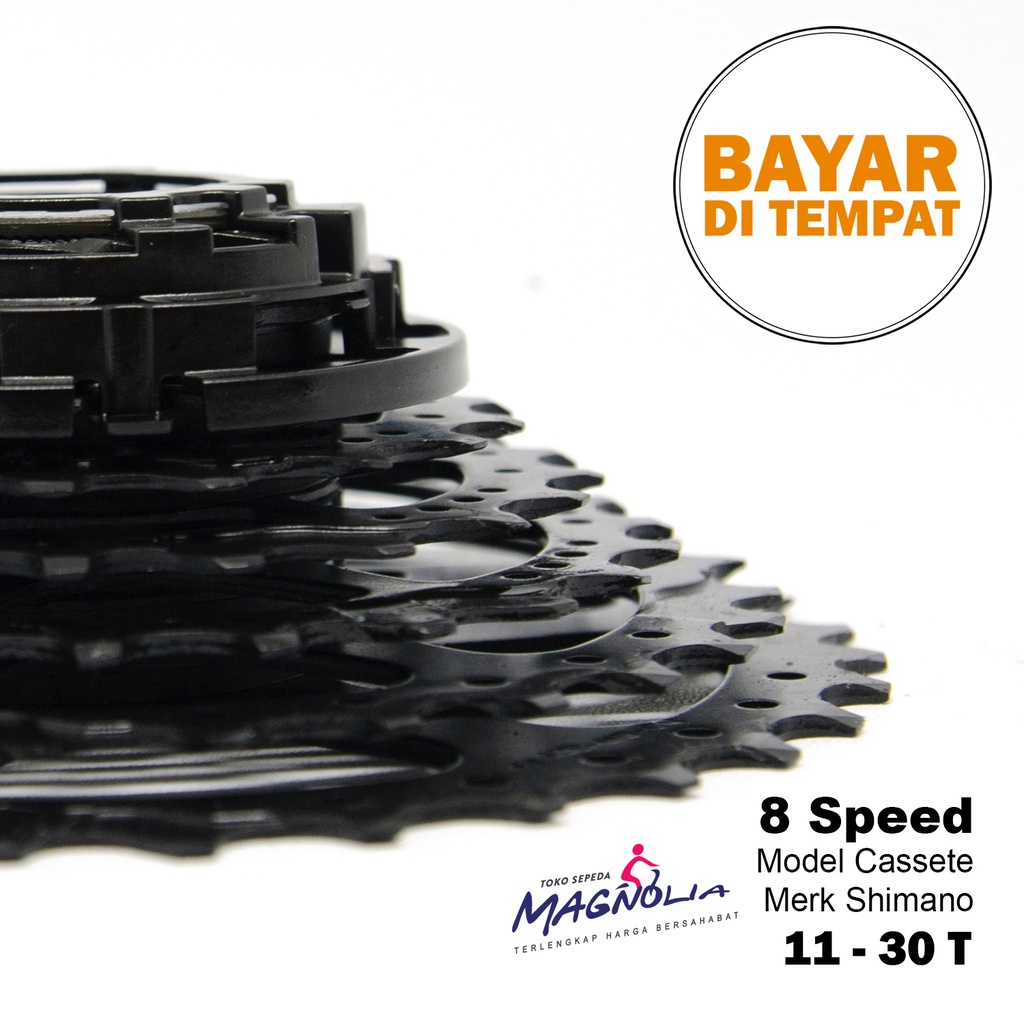 Sproket Cassete 8 Speed 11 - 30T Freewheel Gir Sepeda Shimano