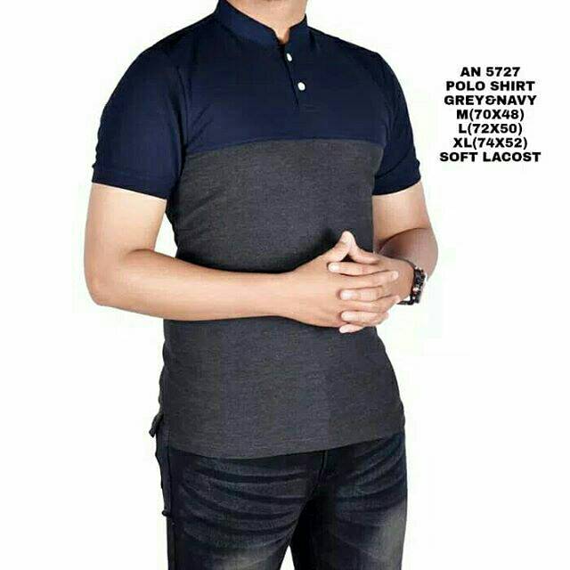 KAOS POLO SIX KERAH SANGHAI KOMBINASI / ATASAN PRIA / TSHIRT DEWASA / ( PAUL SMITH ) BEST SELLER