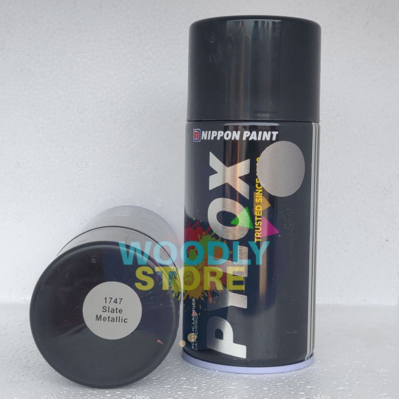 PYLOX NIPPON PAINT SLATE METALLIC 1747 ABU - ABU MONYET PYLOX  CAT SEMPTOT 300cc
