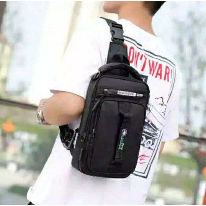 WAISTBAG ELEMENT- Tas Selempang Pria Bisa Ransel Slempang Waisbag 3 in 1