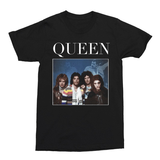 Kaos Vintage queen freddie mercury Vintage t shirt gildan softstyle