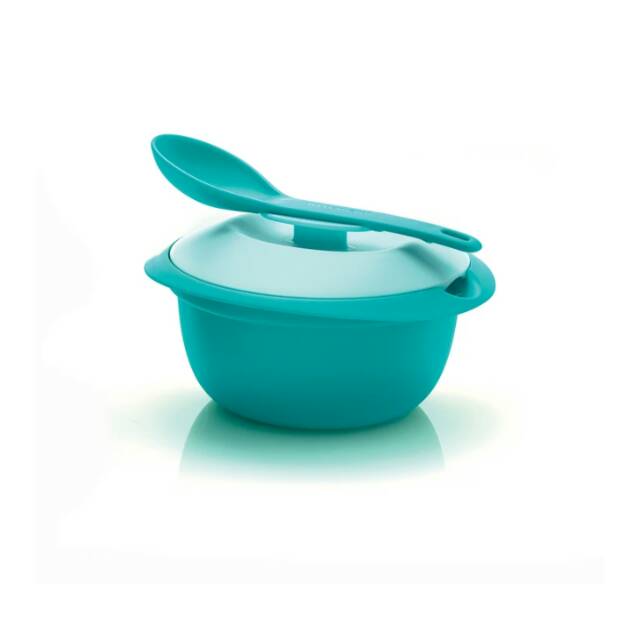 Tupperware 337 Petite Blossom Soup Server with deep Spoon
