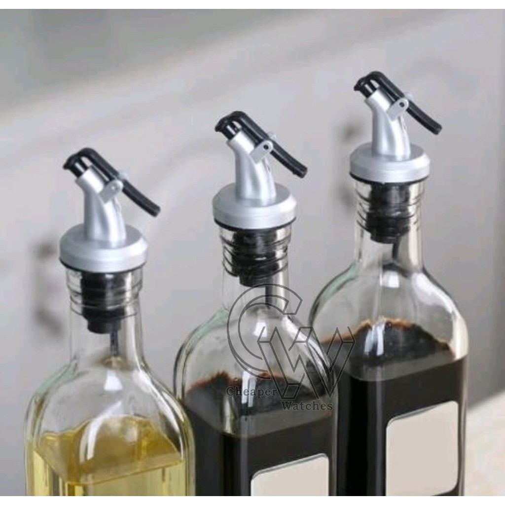 Cheaper-Tutupan Botol Minyak Goreng Syrup Wine Dispenser Spirit Bottle Pourer