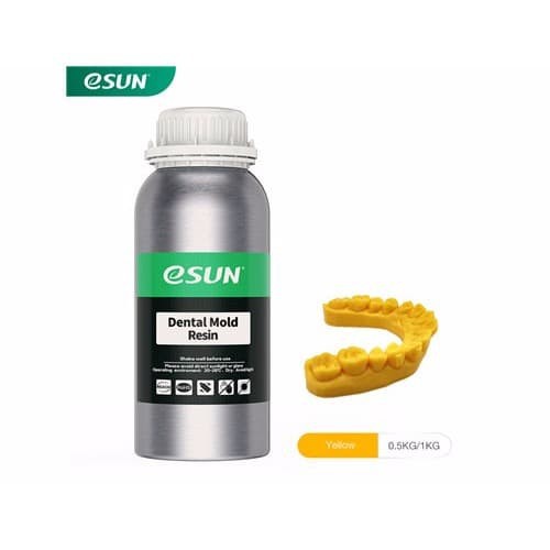 eSUN Dental Model Resin 1 Liter Bottle for DLP 3D Printer