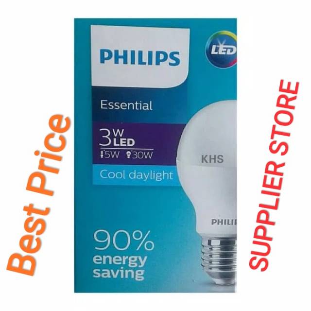Lampu Philips 3 Watt Lampu Philips 3 W lampu led Philips 3 Watt