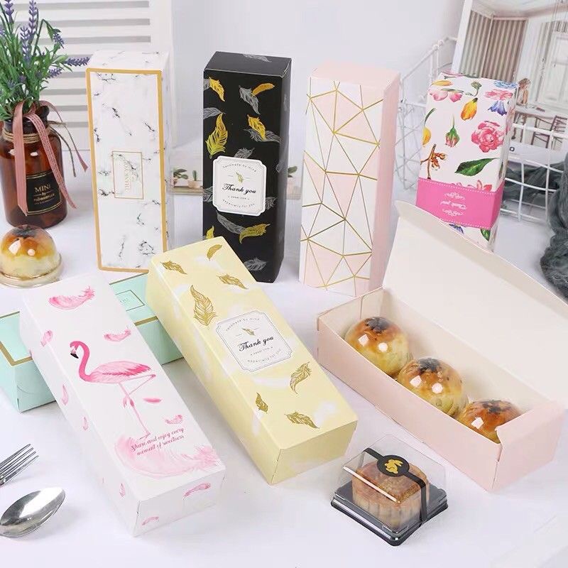 mooncake box Samson box gift flower box nastar dan paper bag/ eggtart/macaron/ hadiah craft box