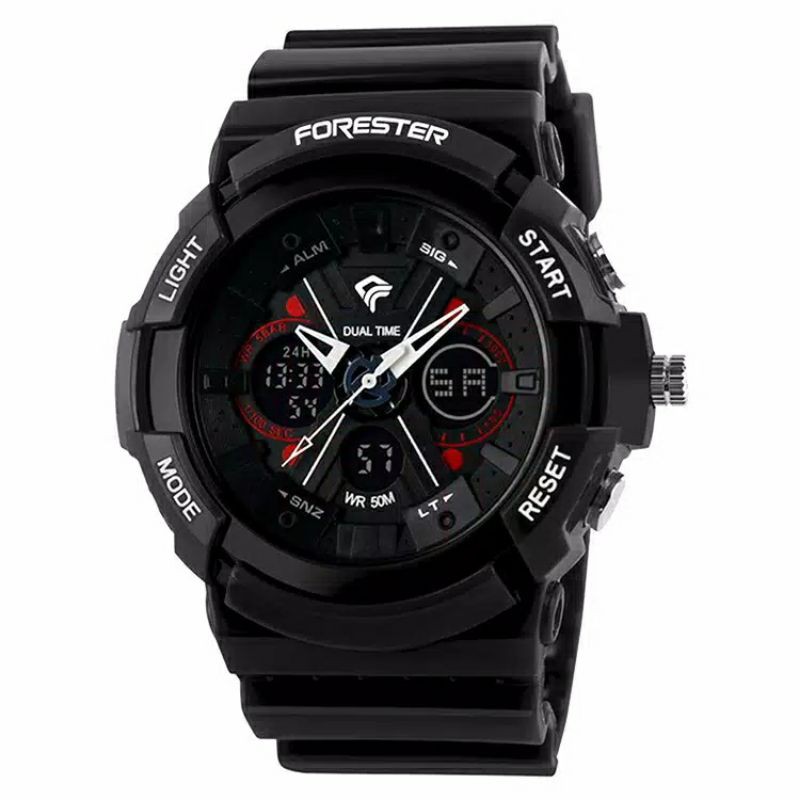Forester Jam Tangan JTF 1005 Digital Analog Watch CR2016/SR