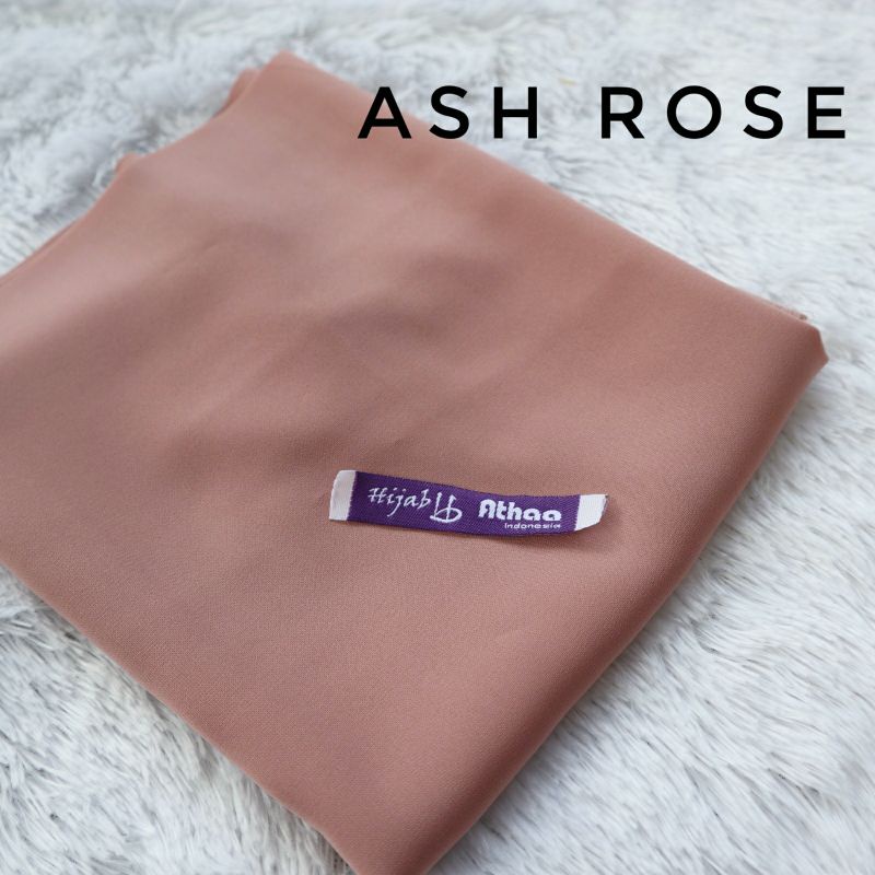 Kain Wolfis/ Woolpeach/ Wolvis Grade A Harga Setengah Meter-Kain Ash Rose