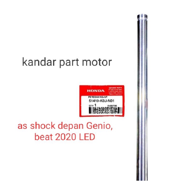 as shock depan Genio beat 2020 LED asli original ahm
