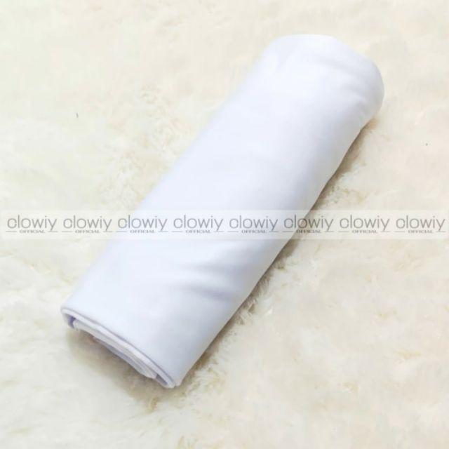 Clowiy Legging Panjang Spandex uk Sandar & Jumbo-Putih