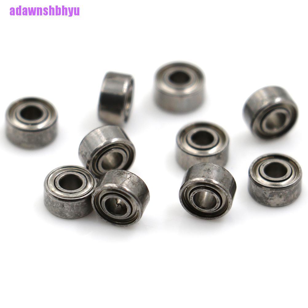 10 Pcs Miniatur Bearing Presisi MR52ZZ Ukuran 2x5 X 2.5mm Untuk Spinner