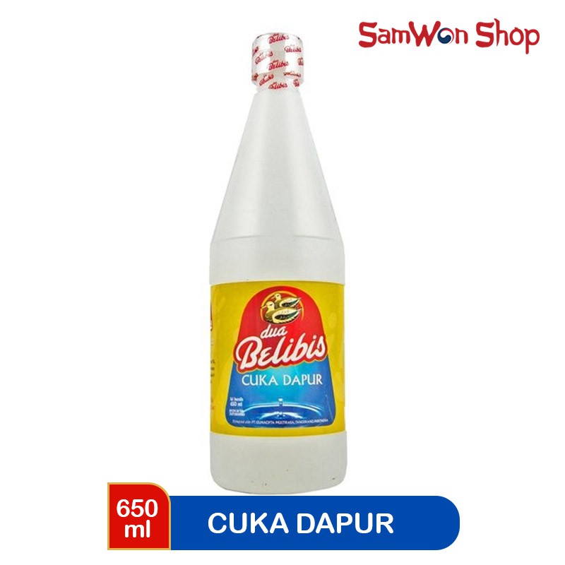 

BELIBIS CUKA DAPUR 650 ML - WHITE VINEGAR CUKA PUTIH 650ML DUA BELIBIS