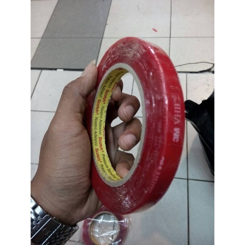 

Dobel Tape Clear 3M 4910 - Double Tape Bening 3M Ukuran 12mm x 4.5 meter Original