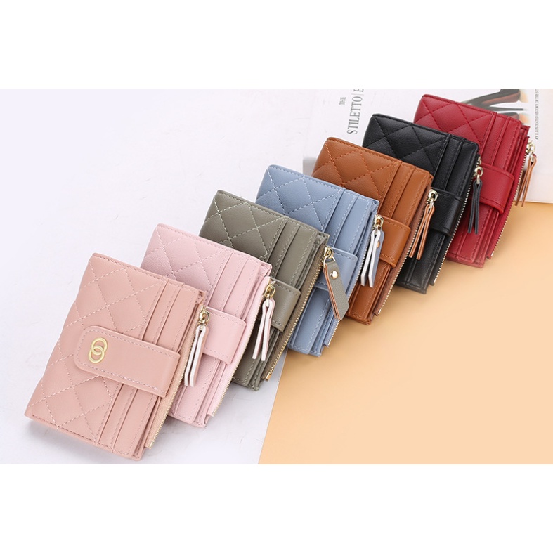 Baellerry DOMPET PENDEK LIPAT KARTU CARD HOLDER KULIT IMPORT BLY043