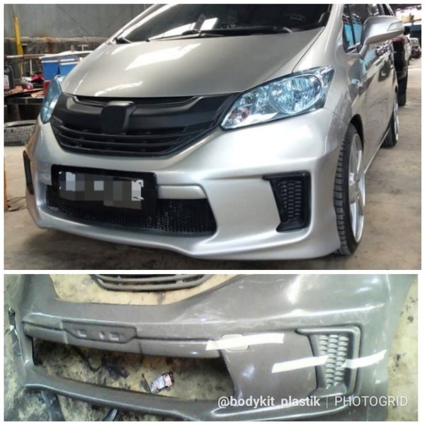 Bodykit Freed bodykit full bumper honda freed hybrid - Bodykit Material Duraflex