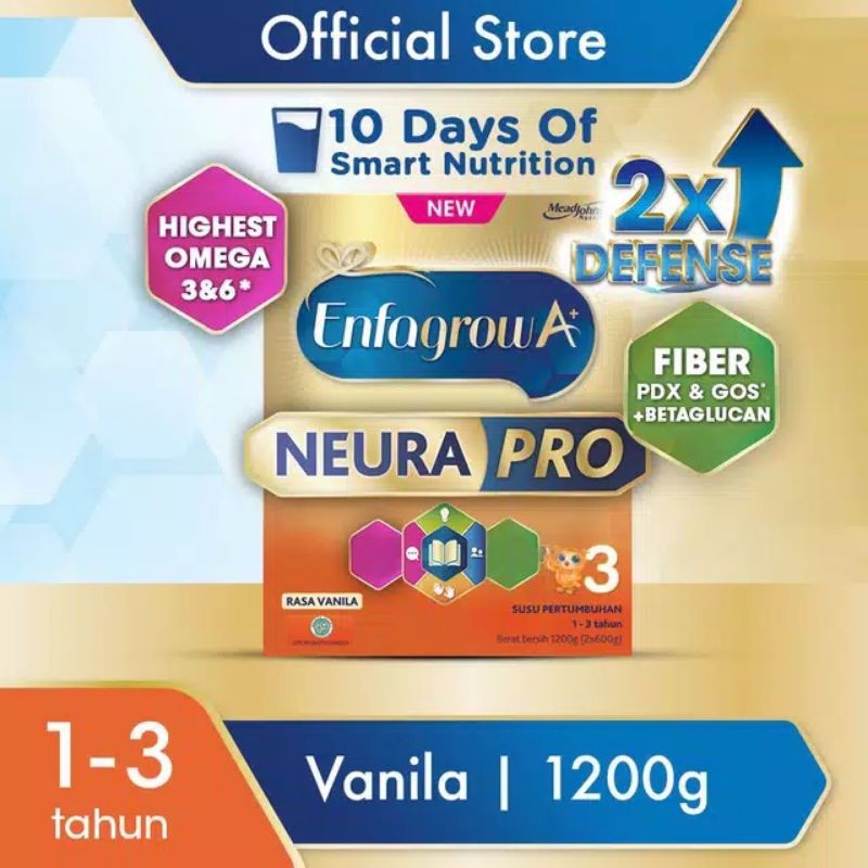 

Enfagrow A+ Tahap 3 / 4 1200gr Vanila