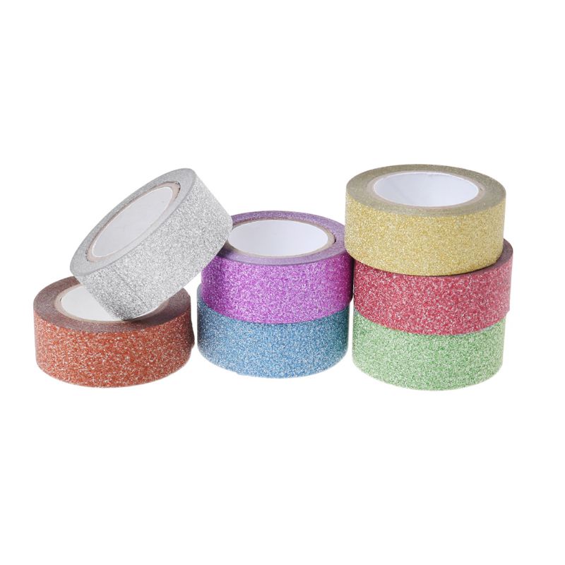 Sun Tape Glitter Prismatik Ungu Anti Air Untuk Dekorasi Senam Ritmik