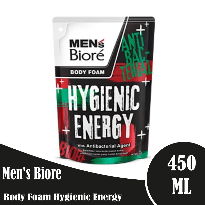 Men's Biore Body Foam Hygienic Energy Refill 450 ml