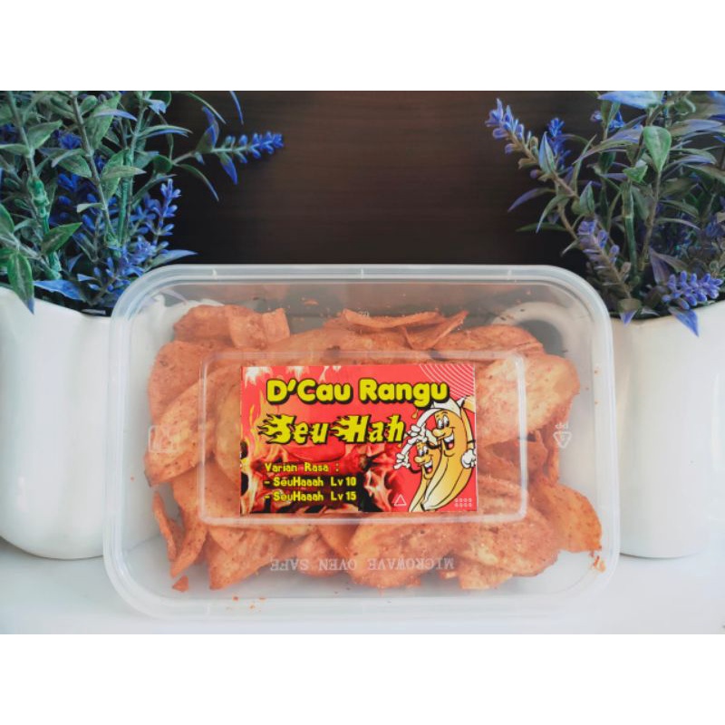 Promo 12.12 D'CAU RANGU SEUHAH KERIPIK PISANG PEDAS NAMPOL