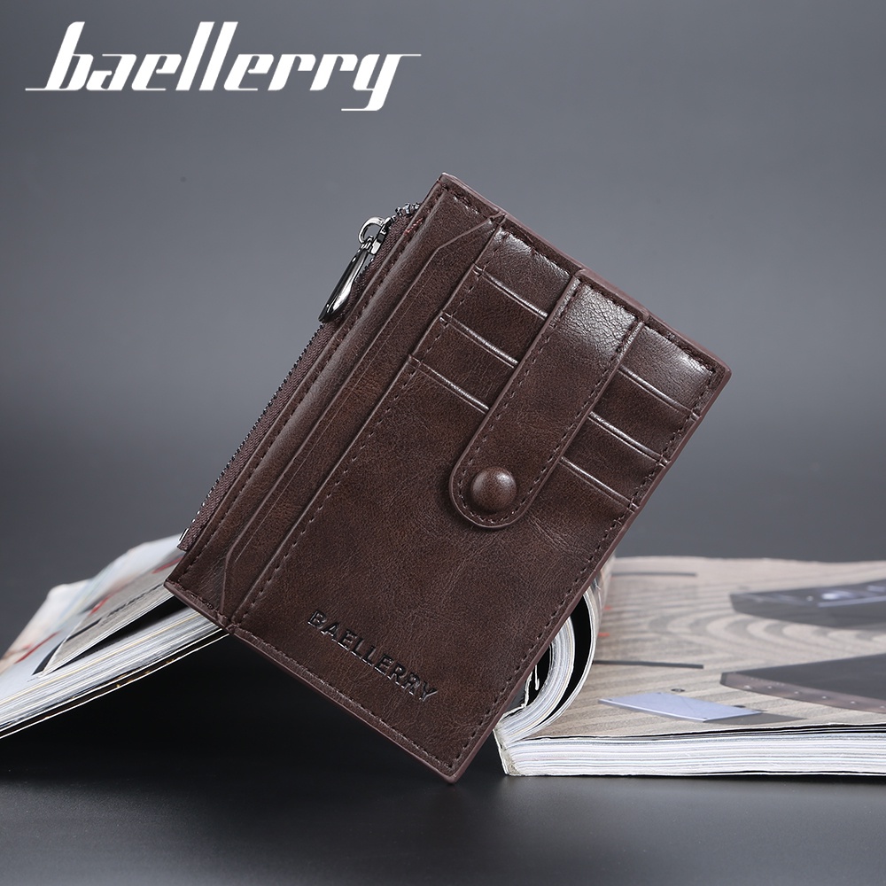 BAELLERRY K9149 Dompet Kartu Pria Wanita Bahan Kulit PU Leather Premium WATCHKITE WKOS
