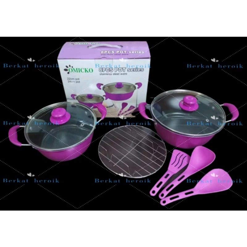 Panci Omicko set 8pcs Pot Series