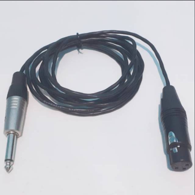 JUAL KABEL MIC PANJANG 5 METER KABEL HITAM