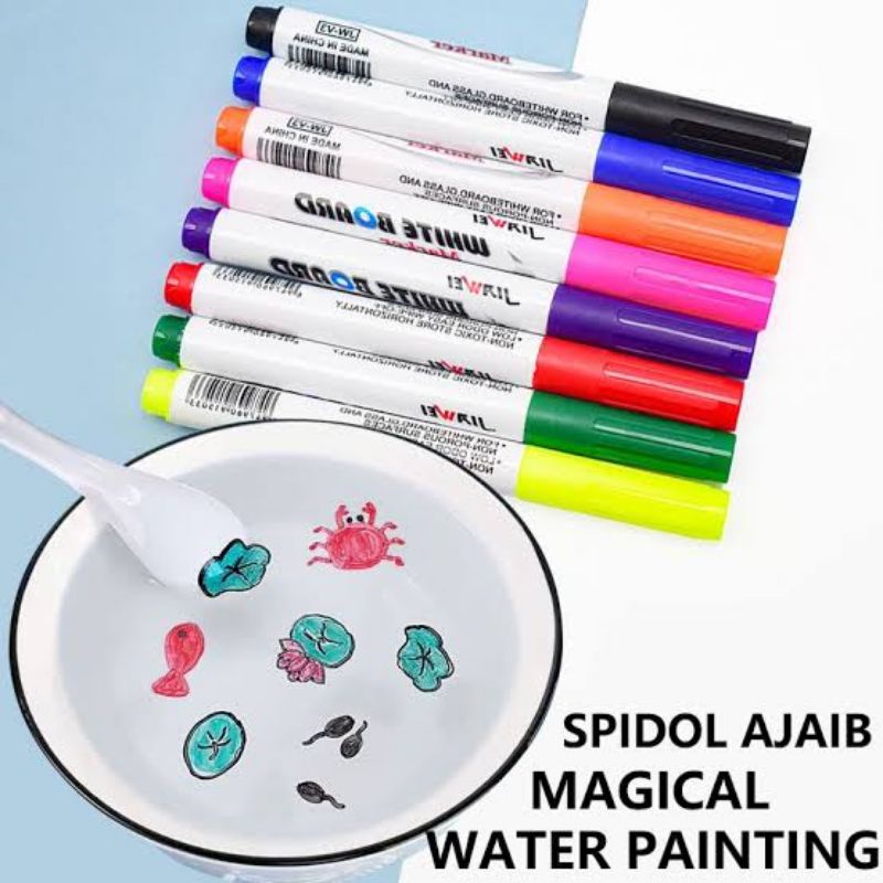 

Spidol Ajaib 8Pcs