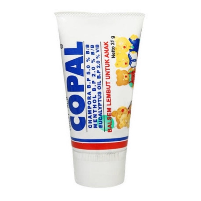 COPAL BALSEM CHEST RUB TUBE 25 GR 36gr - Anak Masuk Angin Mabok Balsem Gosok