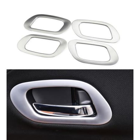 Termurah Aksesoris Ring / Garnish / Cover Handle dalam Mobil Honda HRV Chrome
