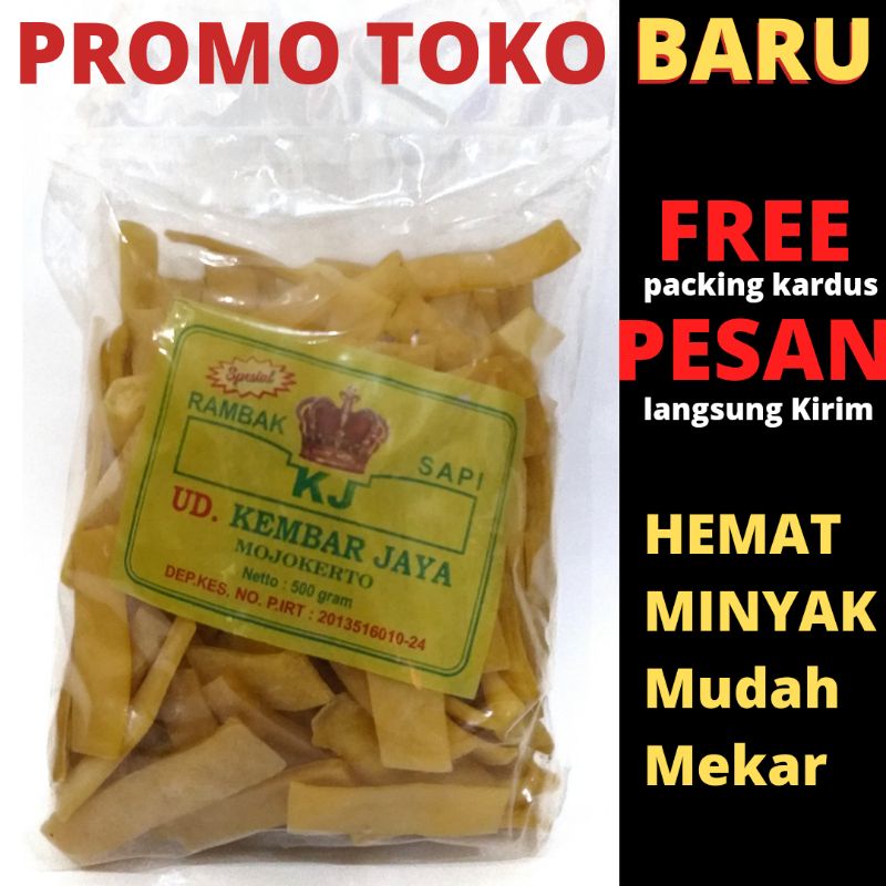 

Kerupuk Kulit Krecek Rambak Sapi Super Jaminan mekar Krupuk Krecek Sayur