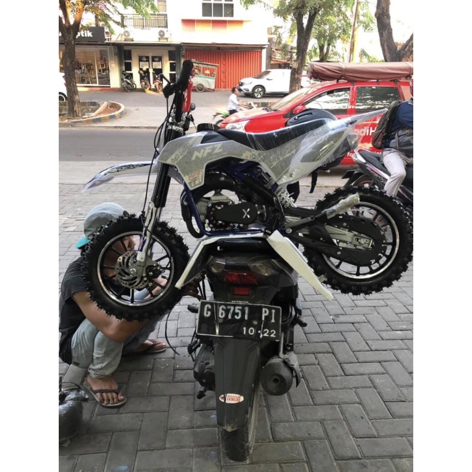 Jual Motor Mini Trail 50cc Mt4 New Mesin 2tak Berkualitas Shopee