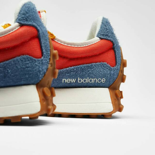 new balance 327 grey orange