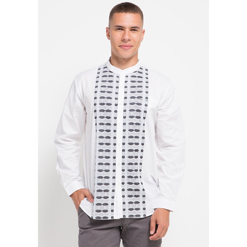 TWO-D by DHINI AMINARTI Koko Tangan Panjang White