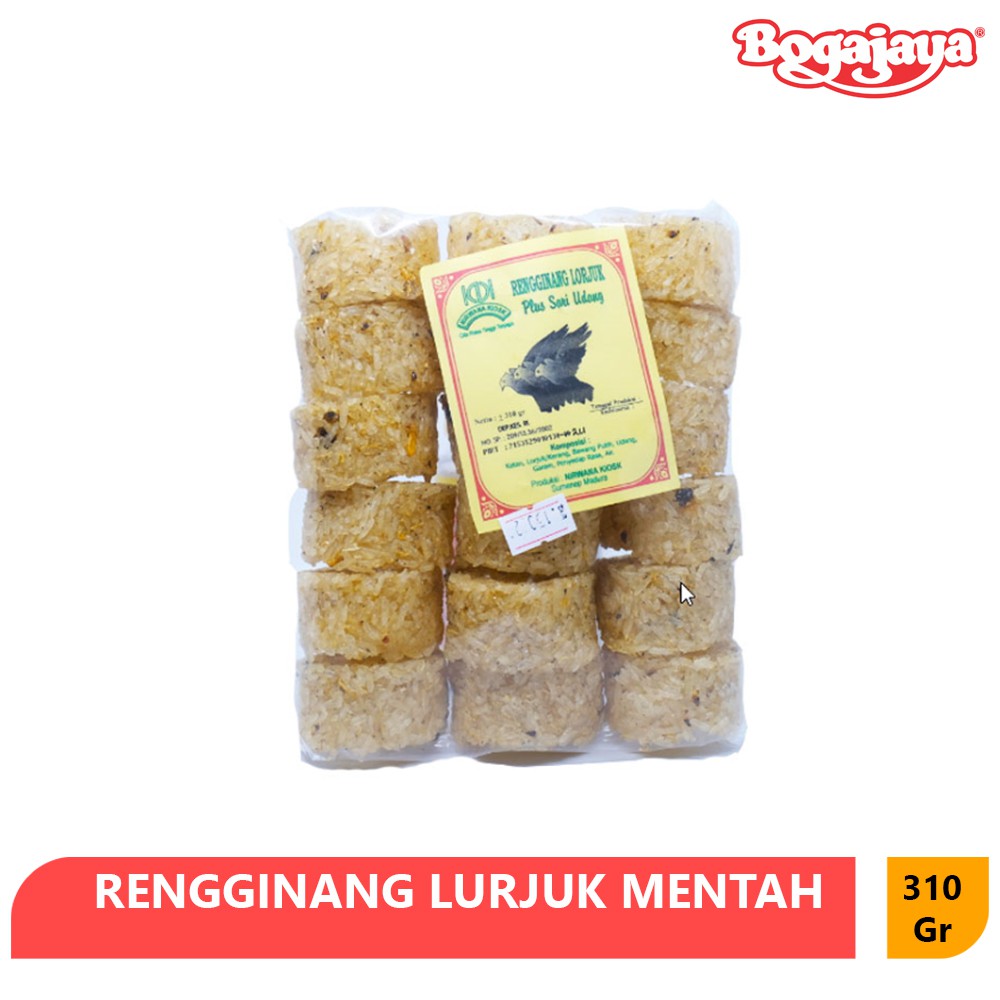 

RENGGINANG LORJUK PLUS SARI UDANG 310 GRAM / CAMILAN KERUPUK MENTAH KHAS MADURA