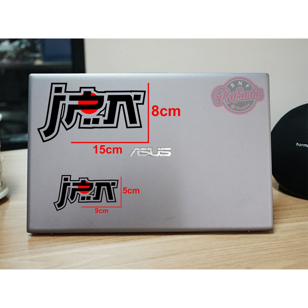 Stiker logo jpn stiker mobil stiker laptop stiker helm stiker hp