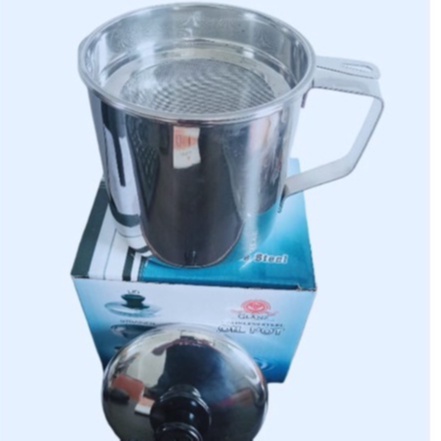 OIL POT GLANZ Saringan Minyak Stainless Steel Tebal 1200ML