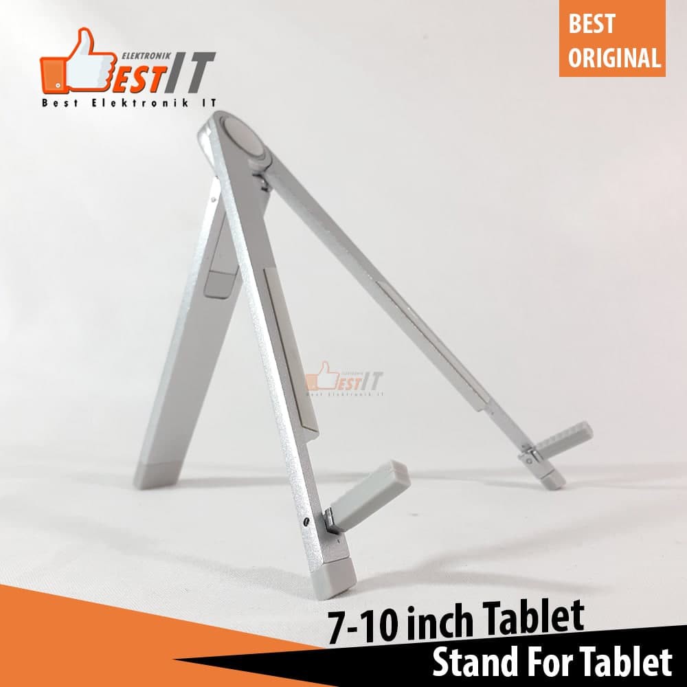 Stand iPad Tab/ Tablet Holder Tripod 7-10inch Universal Stand for iPad, Tablet (Metal) Desk Mount