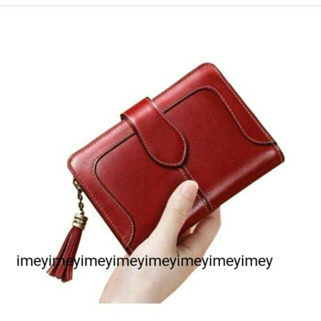 Dompet arow lidah besar lonceng/dompet lipat fashion wanita /dompet mewah harga murah/dompet batam